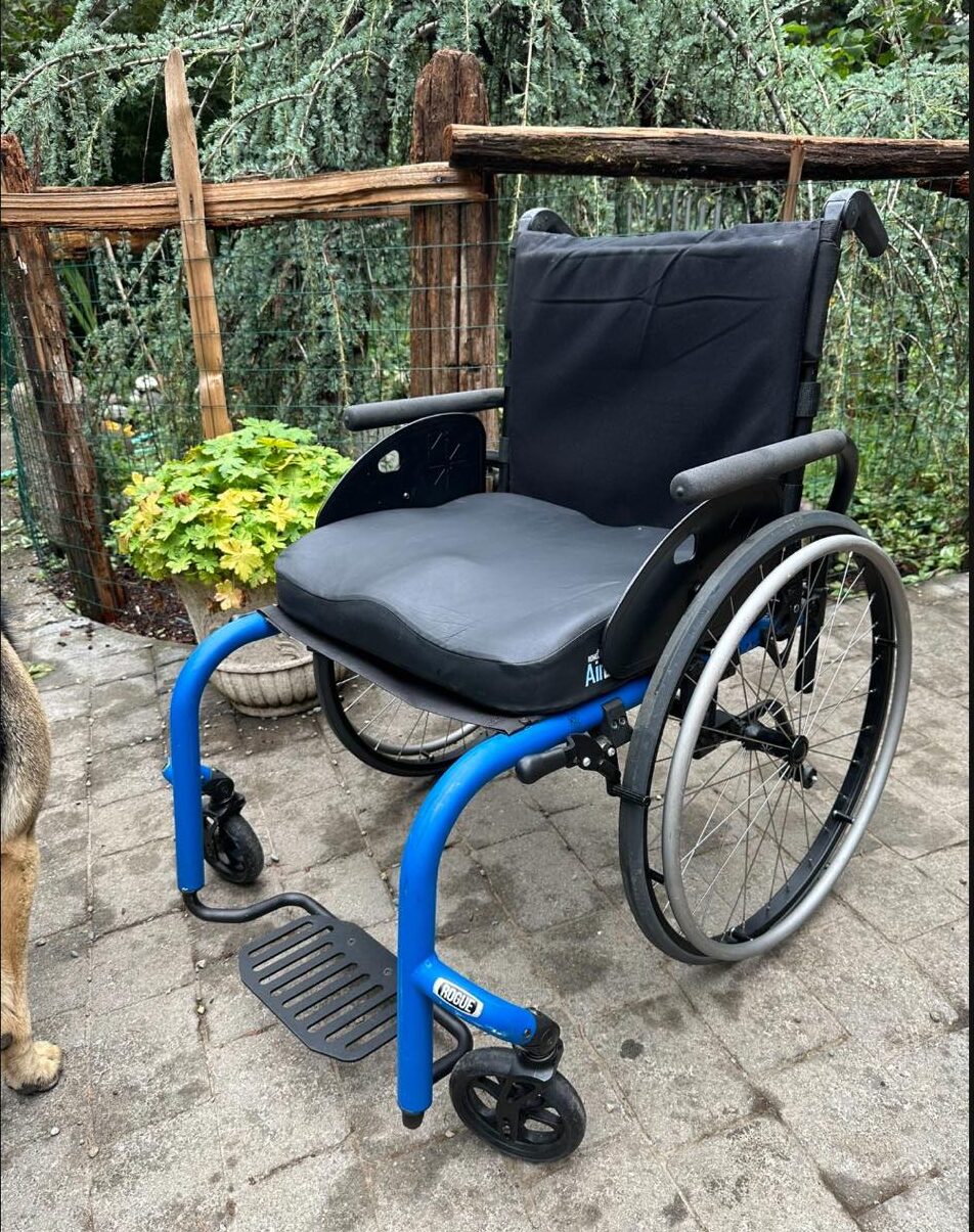i got a wheelchair